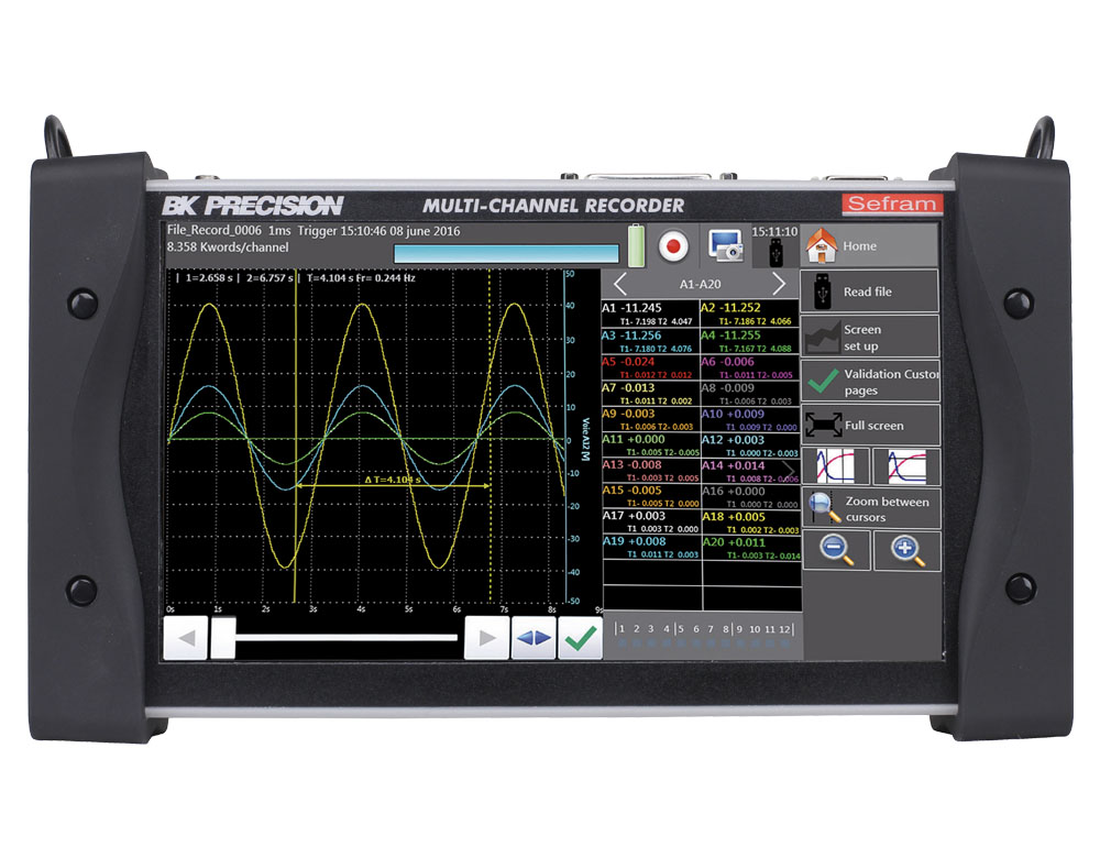 SEFRAM DAS240 Multi-Channel Data Recorder - Görsel 5
