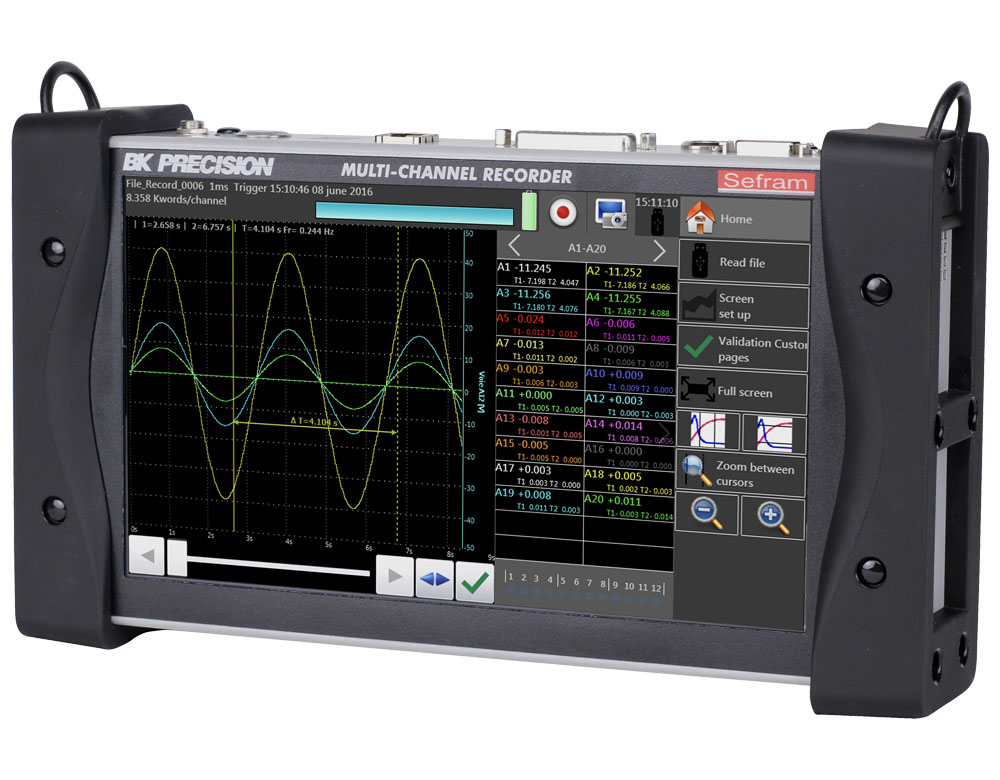 SEFRAM DAS240 Multi-Channel Data Recorder - Görsel 4
