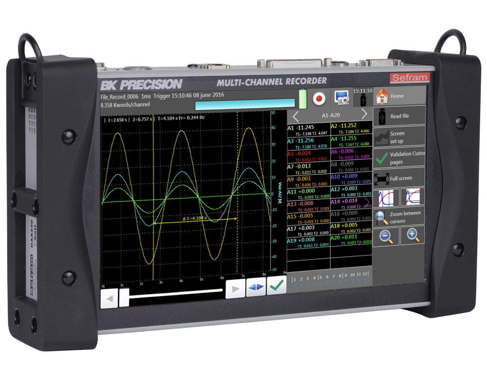 SEFRAM DAS240 Multi-Channel Data Recorder - Görsel 2