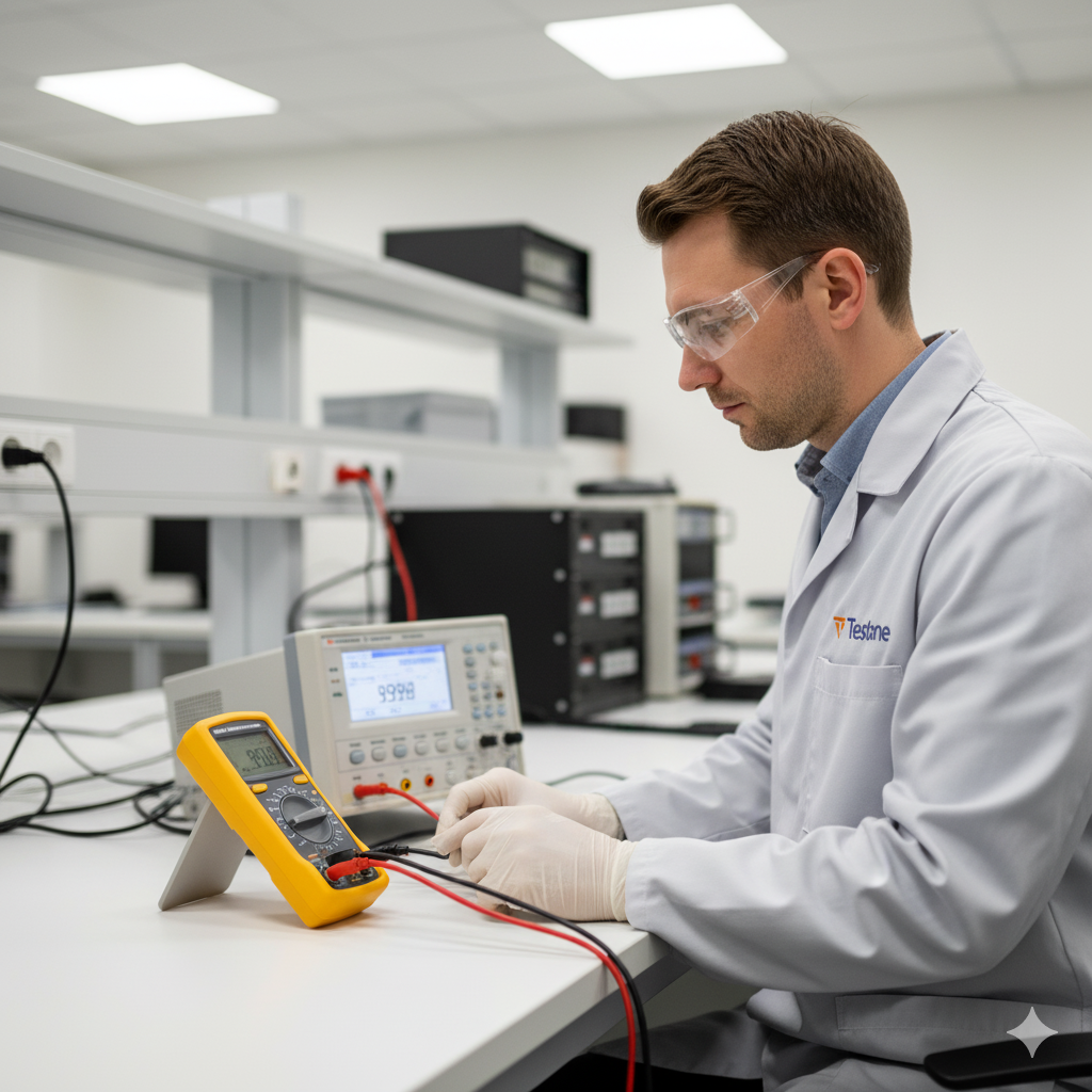 performing a multimeter calibration using a precision calibrator