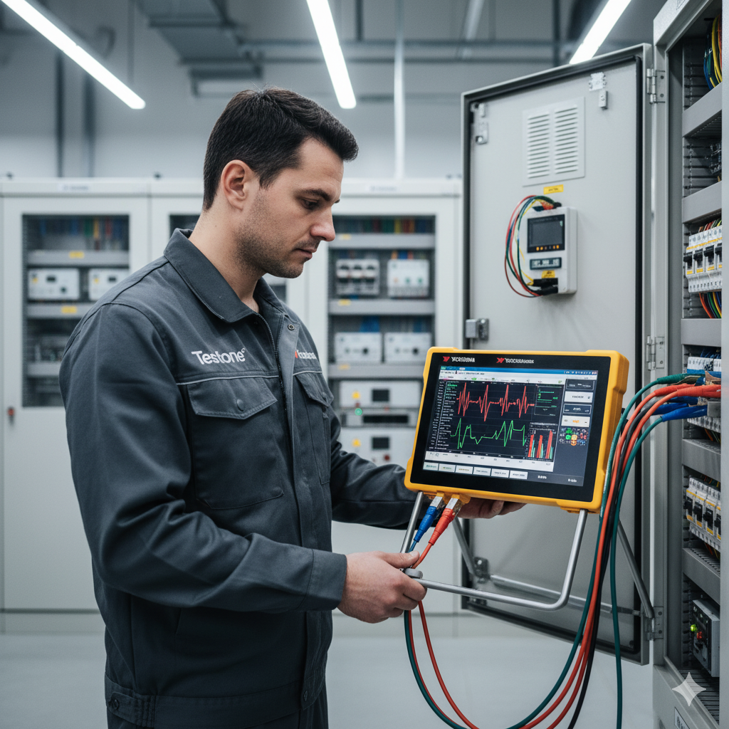 quality data using a Yokogawa power analyzer